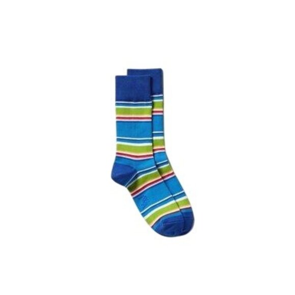 Uniqlo x JWA Socks in Blue Stripe - Picture 1 of 3